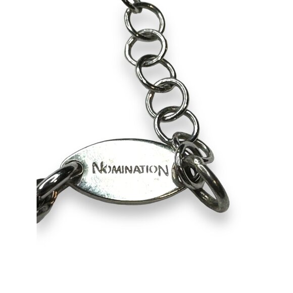 Nomination Sterling Silver Heart Charm Bracelet With Rose Gold Overlay 7.5" - Picture 9 of 10